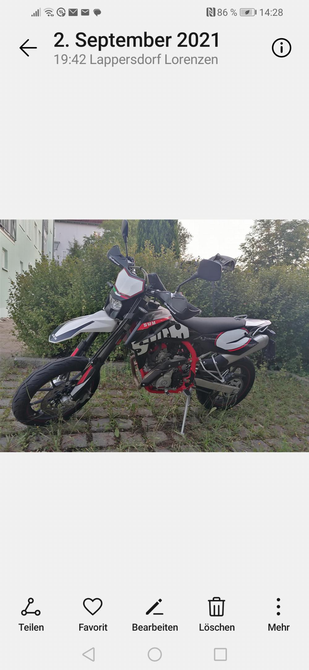 Motorrad verkaufen SWM SM 125 R Ankauf